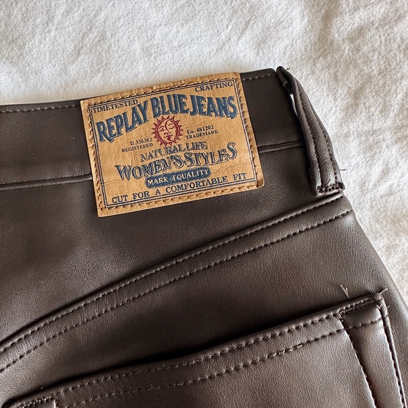 Faux Leather Pants - Picture 3 of 4